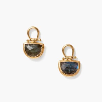 Jewelry Chan Luu  | Luna Stud Earrings Labradorite