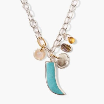 Jewelry Chan Luu  | Amalfi Charm Necklace Turquoise