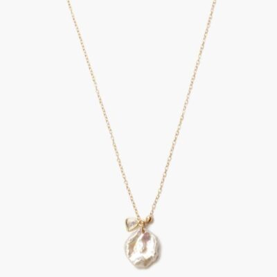 Jewelry Chan Luu  | 14K Keshi Pearl And Sliced Champagne Diamond Necklace