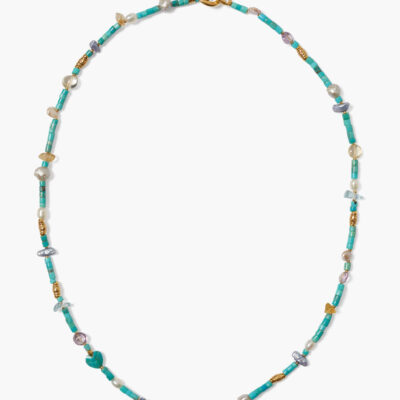 Voyager Toggle Necklace Turquoise Mix