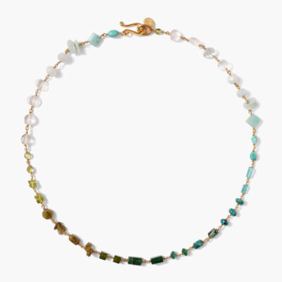 Daphne Beaded Necklace Turquoise Mix