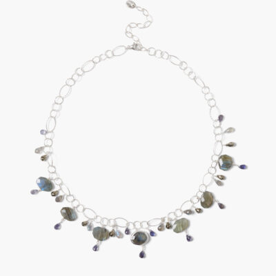 Lisbon Necklace Labradorite Mix