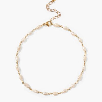 Jewelry Chan Luu  | Pacifica Anklet White Pearl