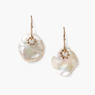 Jewelry Chan Luu  | 14K Kilauea Earrings White Pearl