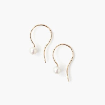 Jewelry Chan Luu  | 14K White Pearl Drop Earrings