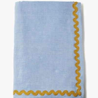 Home Chan Luu  | Blue Heron Large Tablecloth