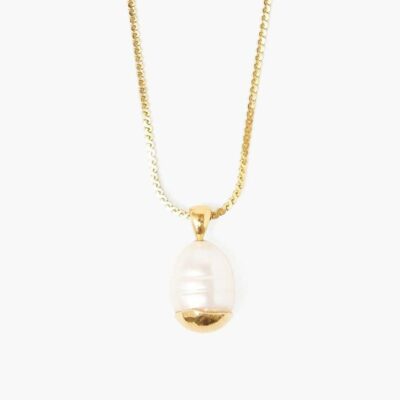 Jewelry Chan Luu  | Gold Dipped White Pearl Necklace