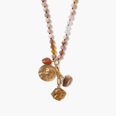 Jewelry Chan Luu  | Portrait Charm Necklace Sunstone