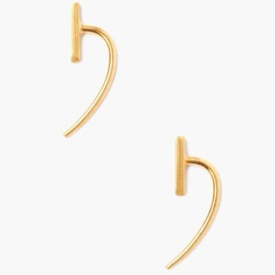 Jewelry Chan Luu  | Gold Bar And Hook Earrings