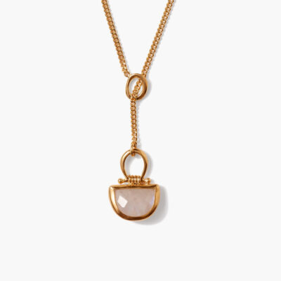 Luna Drop Necklace Moonstone