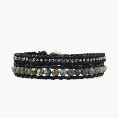 Jewelry Chan Luu  | Green Mix Double Wrap Bracelet