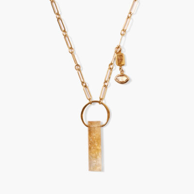 Cleo Necklace Citrine