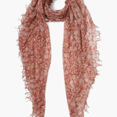 Accessory Chan Luu  | Sequoia Dahlia Floral Cashmere And Silk Scarf