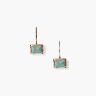 Jewelry Chan Luu  | 14K Turquoise Tab Earrings