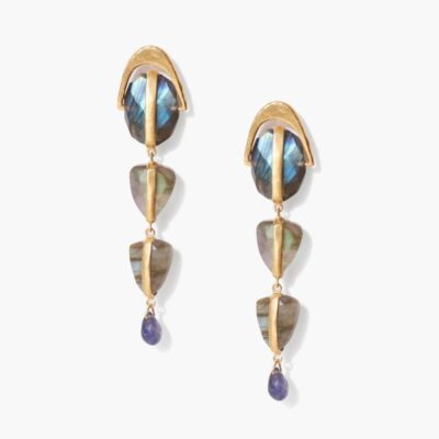 Jewelry Chan Luu  | Labradorite Mix Rise Earrings