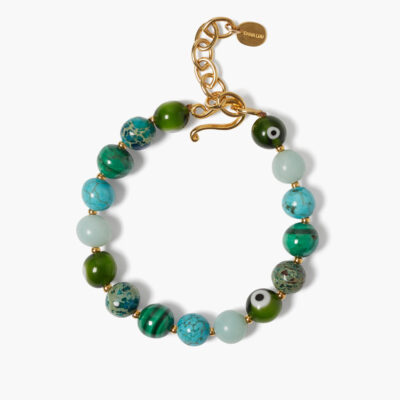 Izmir Evil Eye Bracelet Turquoise Mix