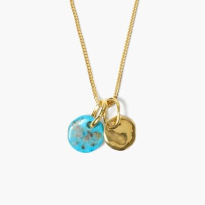 Jewelry Chan Luu  | Coin Charm Necklace Turquoise