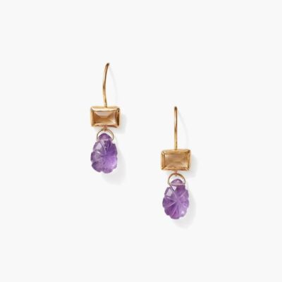 Jewelry Chan Luu  | Jubilee Drop Earrings Amethyst