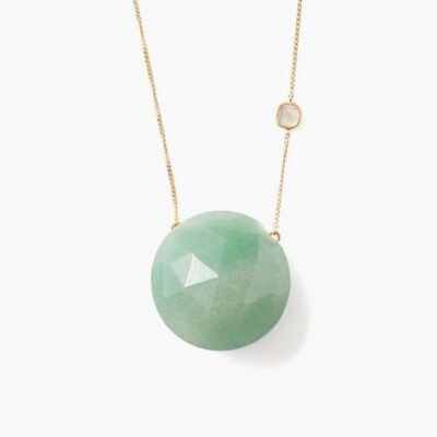 Jewelry Chan Luu  | 14K Green Aventurine Bonbon Necklace