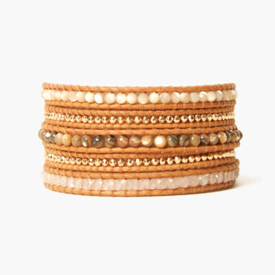 Santi Wrap Bracelet Natural Mix