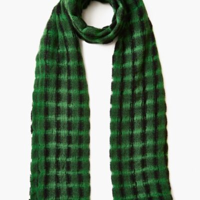 Accessory Chan Luu  | Ivy Checkered Wool Scarf