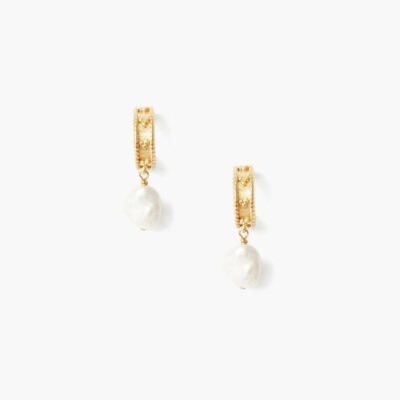 Jewelry Chan Luu  | Gold & Pearl Cressida Earrings