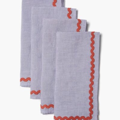 Home Chan Luu  | Lavender Aura Wavy Napkin Set