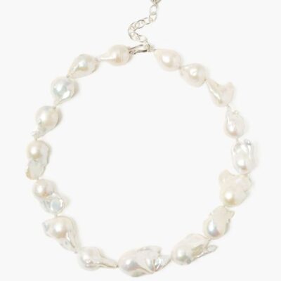 Jewelry Chan Luu  | White Baroque Pearl Collar Necklace