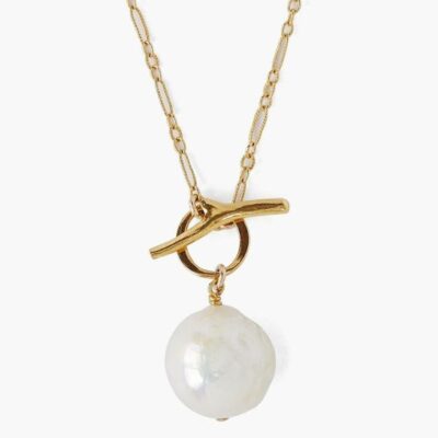 Jewelry Chan Luu  | White Freshwater Pearl Toggle Necklace