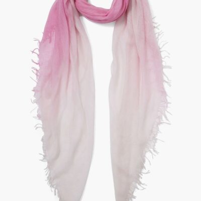 Accessory Chan Luu  | Rose Pink Dip-Dyed Cashmere And Silk Scarf