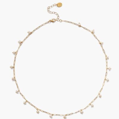 Jewelry Chan Luu  | Cayman Short Necklace White Pearl