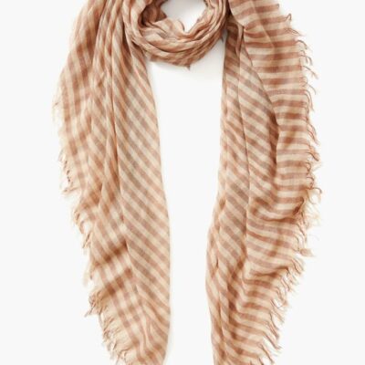 Accessory Chan Luu  | Cognac Linea Cashmere And Silk Scarf