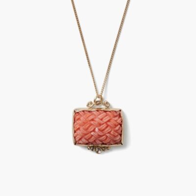 Jewelry Chan Luu  | 14K Mermaid’S Basket Necklace Coral