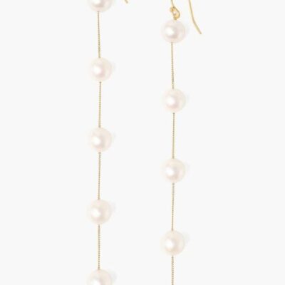 Jewelry Chan Luu  | White Pearl Duster Earrings