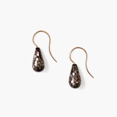 Jewelry Chan Luu  | 14K Mosaic Drop Earrings Black Mop