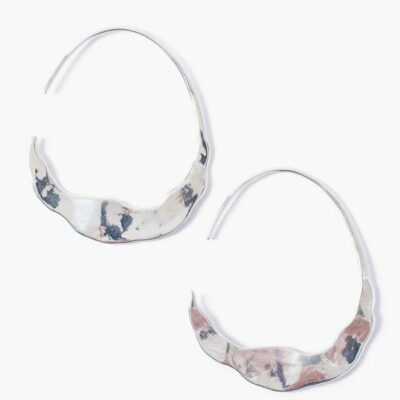 Jewelry Chan Luu  | Silver Crescent Moon Hoops