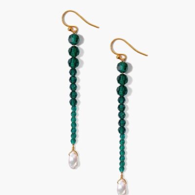 Jewelry Chan Luu  | Emerald Gota Earrings