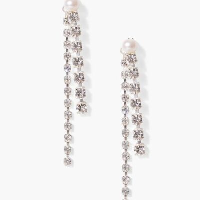 Jewelry Chan Luu  | Crystal And Silver Duo Earrings