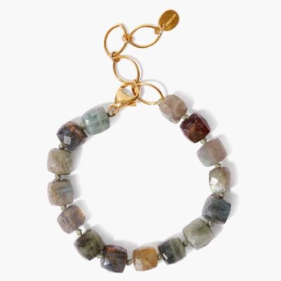 Jewelry Chan Luu  | Moss Aquamarine Olympia Bracelet