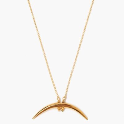 Jewelry Chan Luu  | Yellow Gold Horn Necklace