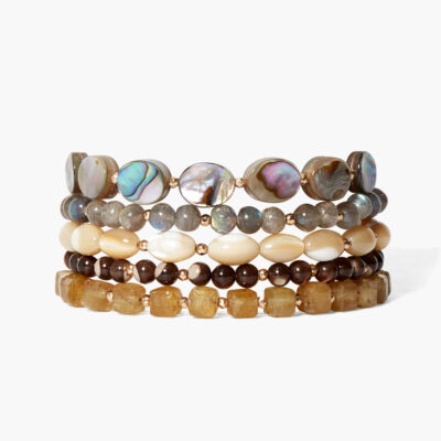 Keyes Naked Wrap Bracelet Natural Mix