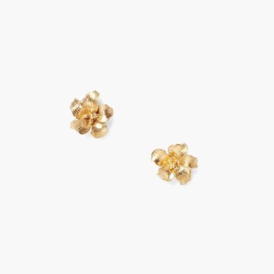 Jewelry Chan Luu  | Gold Hibiscus Stud Earrings