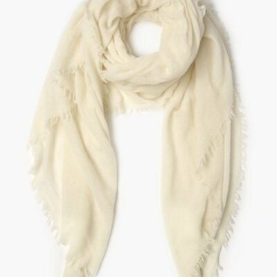 Accessory Chan Luu  | White 100% Cashmere Scarf