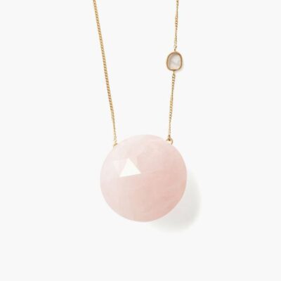 Jewelry Chan Luu  | 14K Rose Quartz Bonbon Necklace