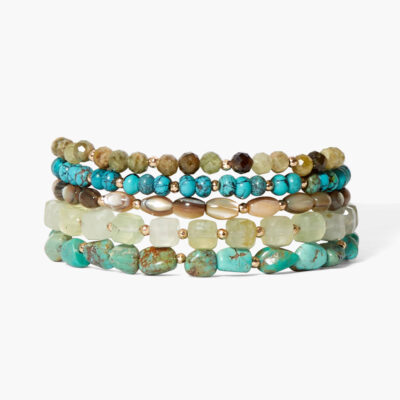 Keyes Naked Wrap Bracelet Turquoise Mix