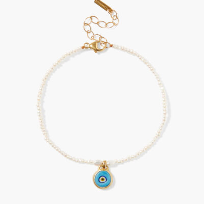 Mya Evil Eye Bracelet Turquoise Mix