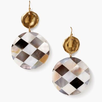 Jewelry Chan Luu  | Harlequin Earrings Black Mop