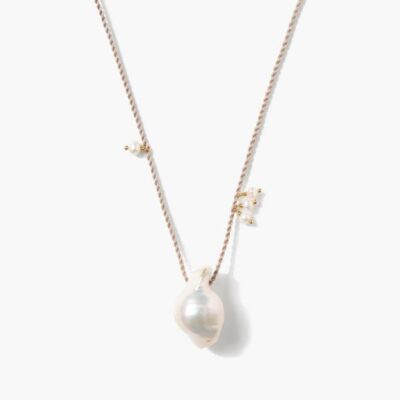 Jewelry Chan Luu  | Rosario Necklace White Pearl