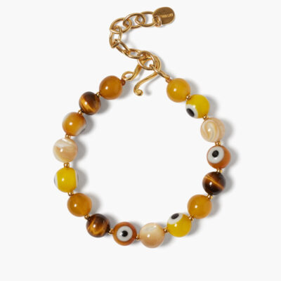 Izmir Evil Eye Bracelet Yellow Mix