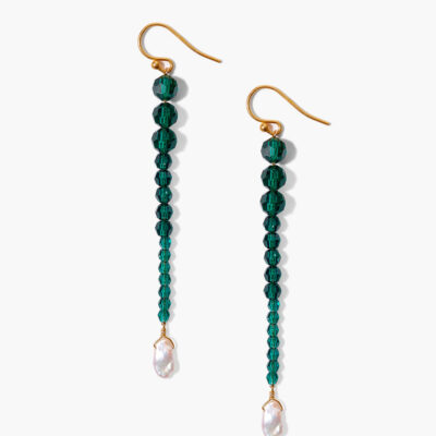 Emerald Gota Earrings